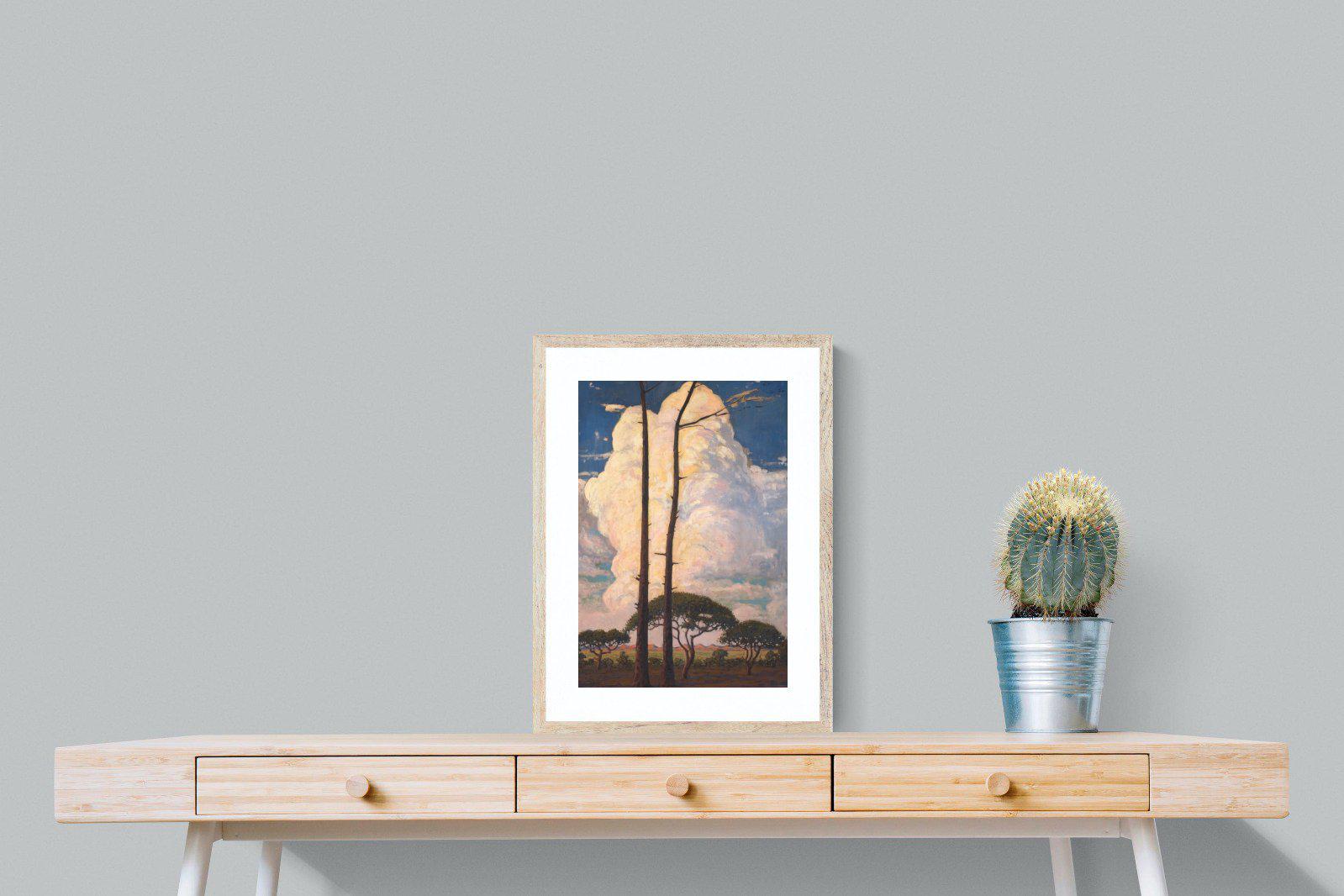 Die Wolk-Wall_Art-45 x 60cm-Framed Print-Wood-Pixalot