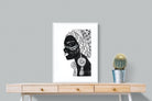 Diva D'Afrique-Wall_Art-60 x 80cm-Framed Print-White-Pixalot