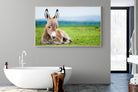 Donkey Foal-Wall_Art-180 x 110cm-Mounted Canvas-Wood-Pixalot