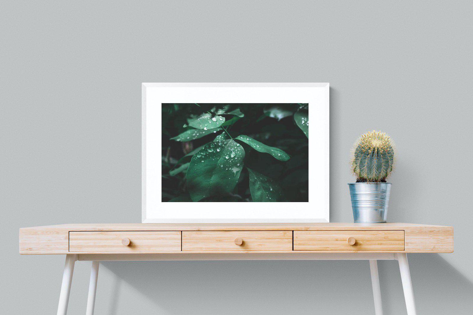 Droplet-Wall_Art-80 x 60cm-Framed Print-White-Pixalot