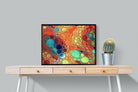 Drops of Colour-Wall_Art-80 x 60cm-Mounted Canvas-Black-Pixalot