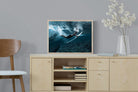Duck the Wave-Wall_Art-60 x 45cm-Mounted Canvas-Wood-Pixalot