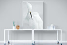 Egret-Wall_Art-90 x 120cm-Mounted Canvas-White-Pixalot