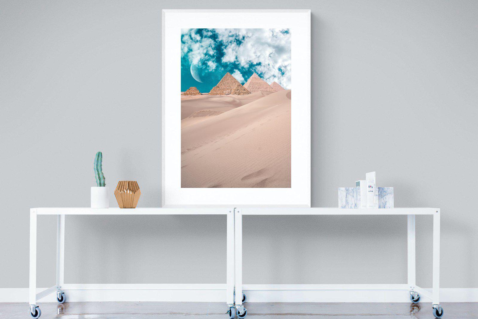 Egypt-Wall_Art-90 x 120cm-Framed Print-White-Pixalot