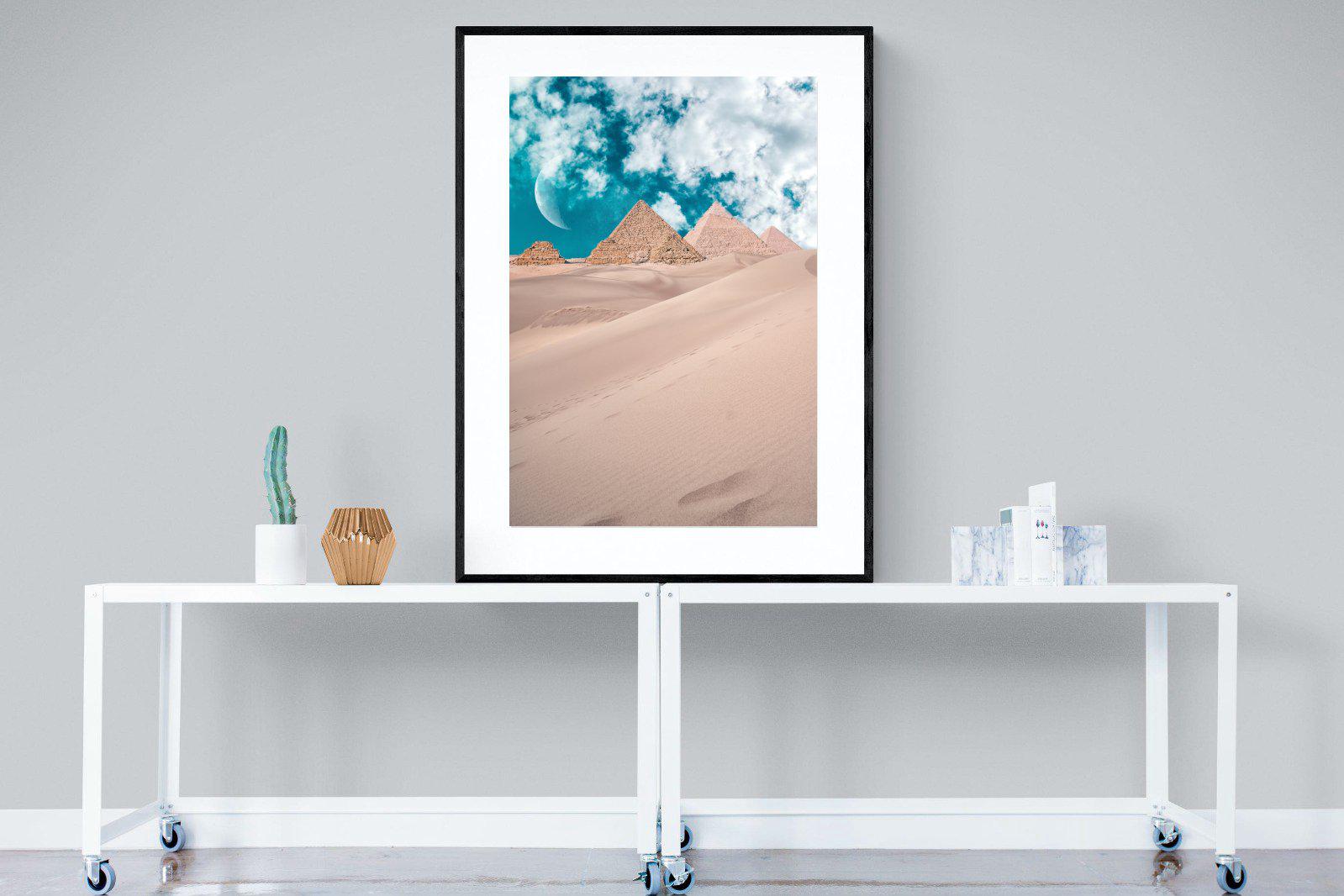 Egypt-Wall_Art-90 x 120cm-Framed Print-Black-Pixalot