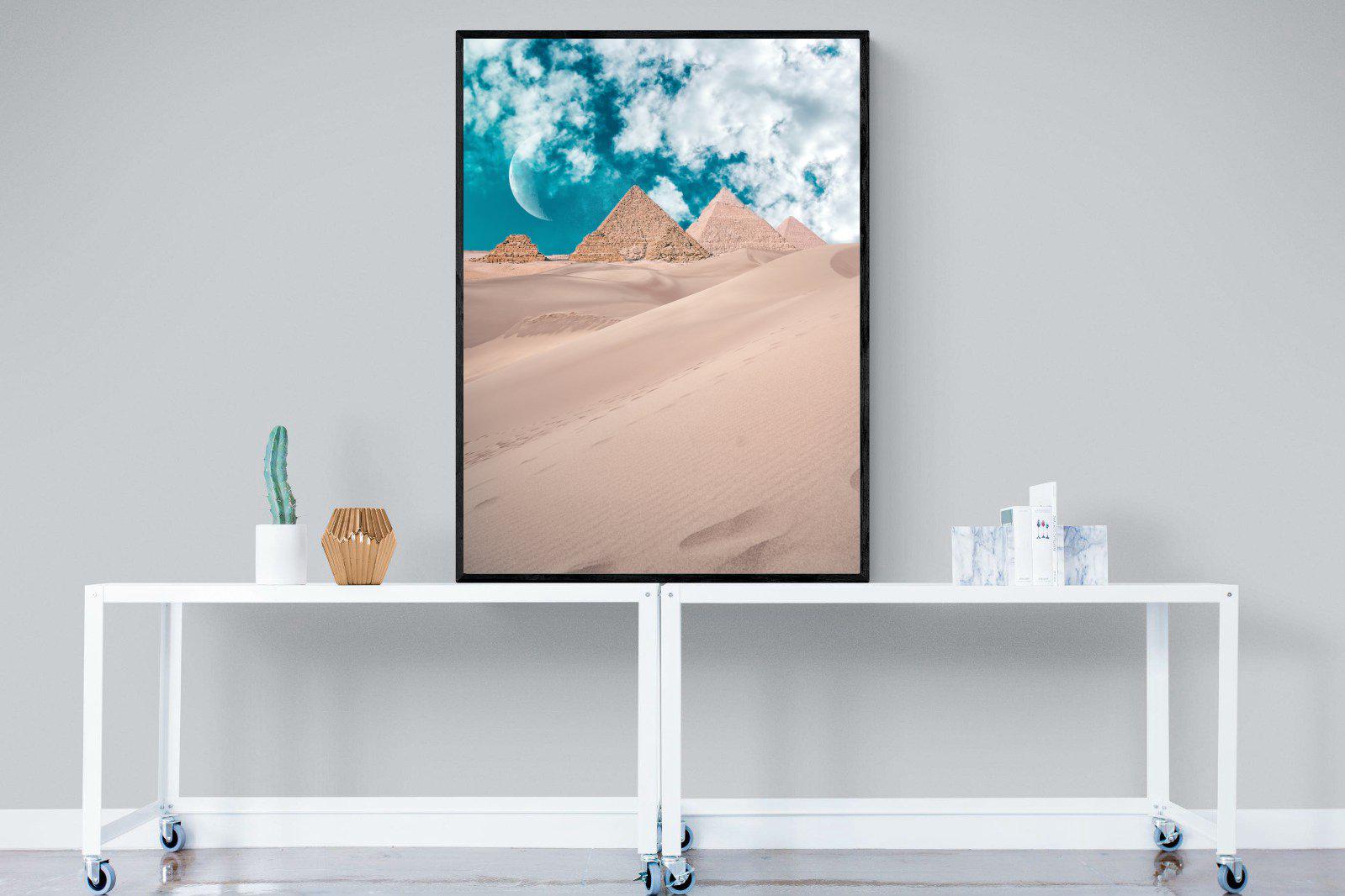 Egypt-Wall_Art-90 x 120cm-Mounted Canvas-Black-Pixalot