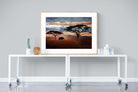 Ele at Dusk-Wall_Art-120 x 90cm-Framed Print-Wood-Pixalot
