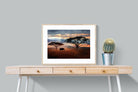 Ele at Dusk-Wall_Art-80 x 60cm-Framed Print-Wood-Pixalot