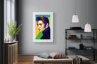 Elvis-Wall_Art-100 x 150cm-Framed Print-White-Pixalot