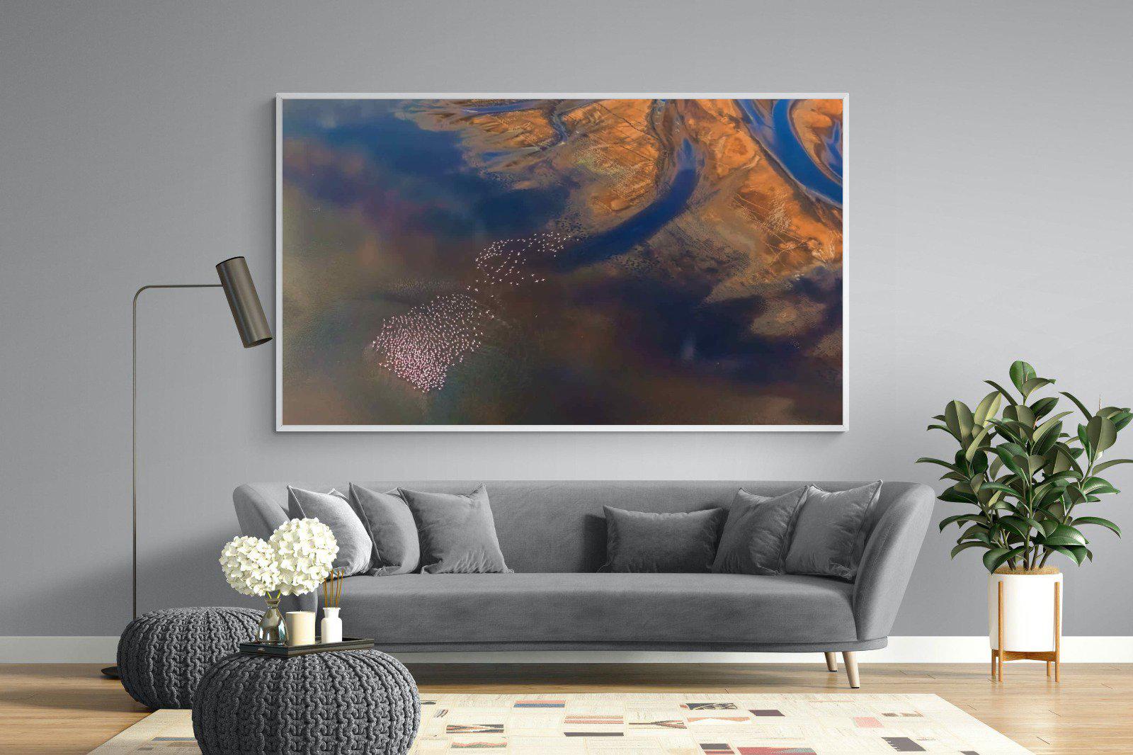 Estuary-Wall_Art-220 x 130cm-Mounted Canvas-White-Pixalot