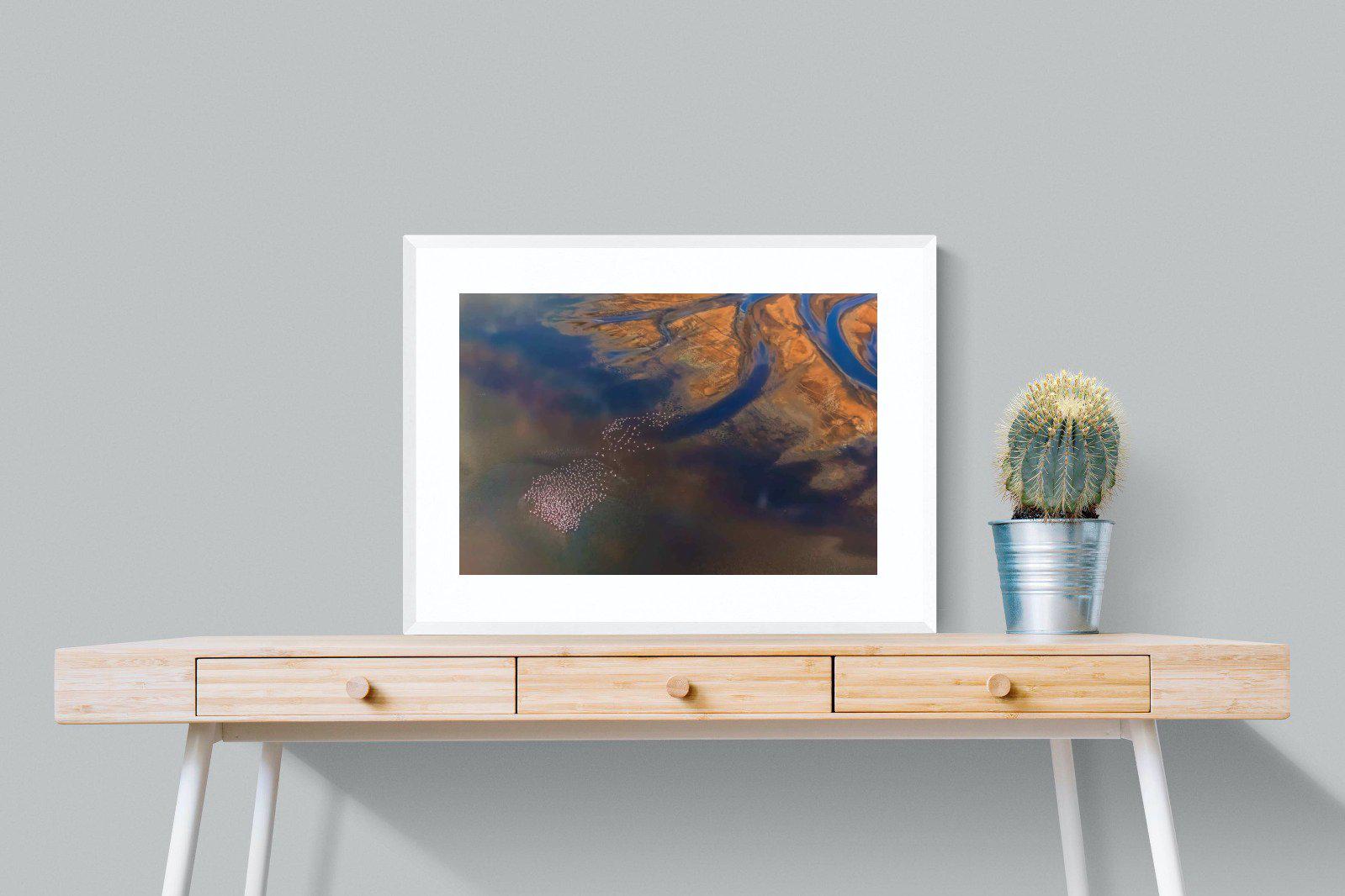 Estuary-Wall_Art-80 x 60cm-Framed Print-White-Pixalot