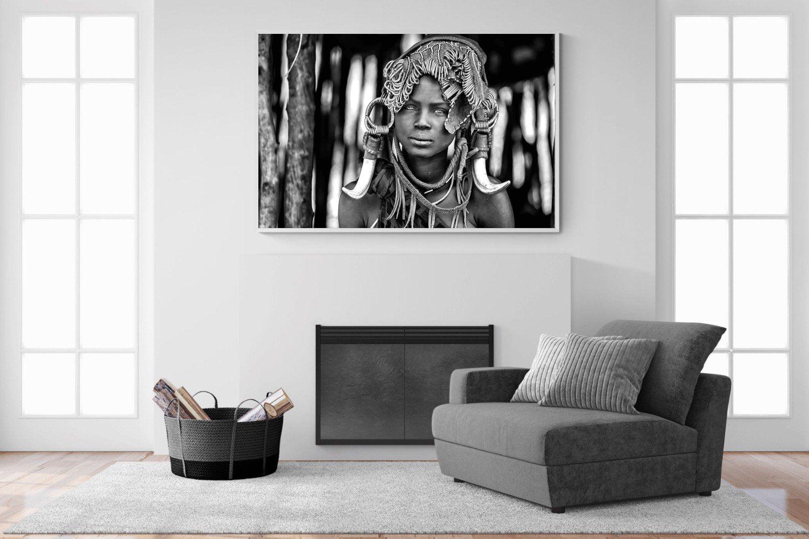 Ethiopian-Wall_Art-150 x 100cm-Mounted Canvas-White-Pixalot