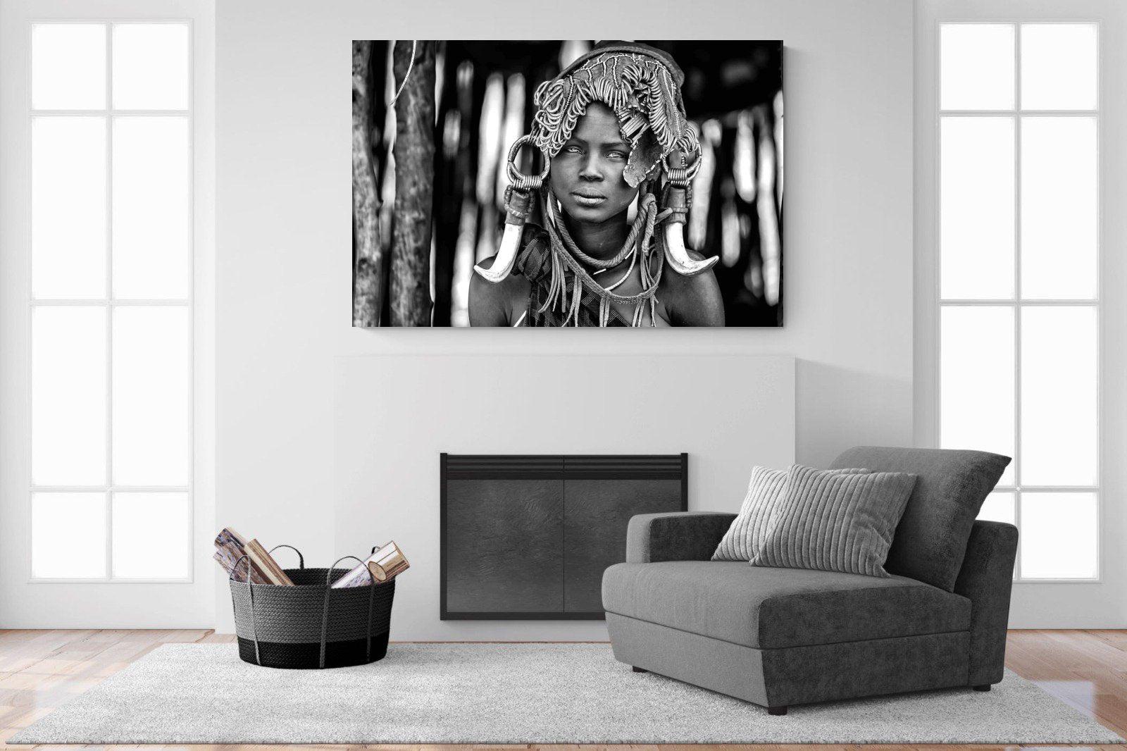 Ethiopian-Wall_Art-150 x 100cm-Mounted Canvas-No Frame-Pixalot