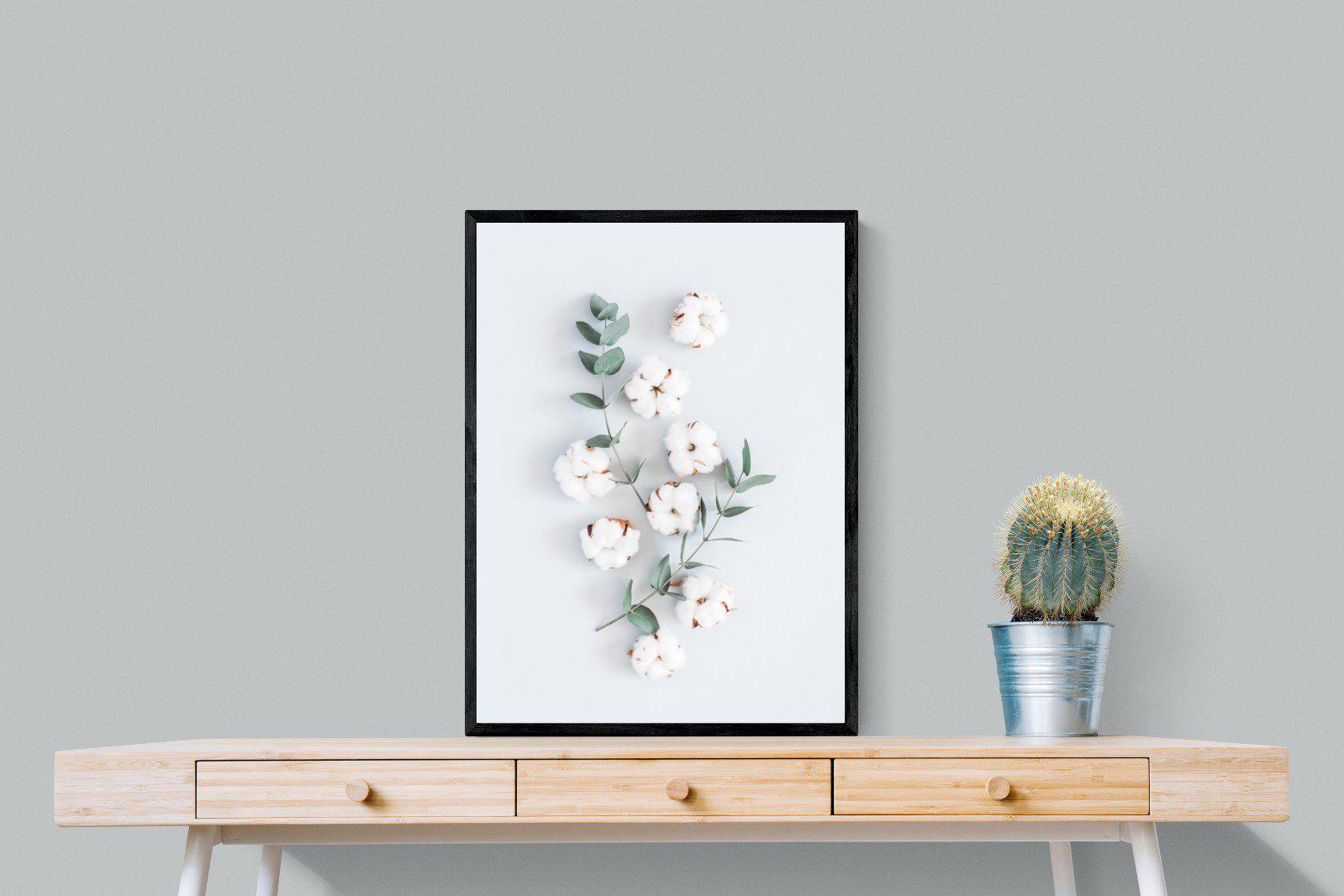 Eucalyptus-Wall_Art-60 x 80cm-Mounted Canvas-Black-Pixalot