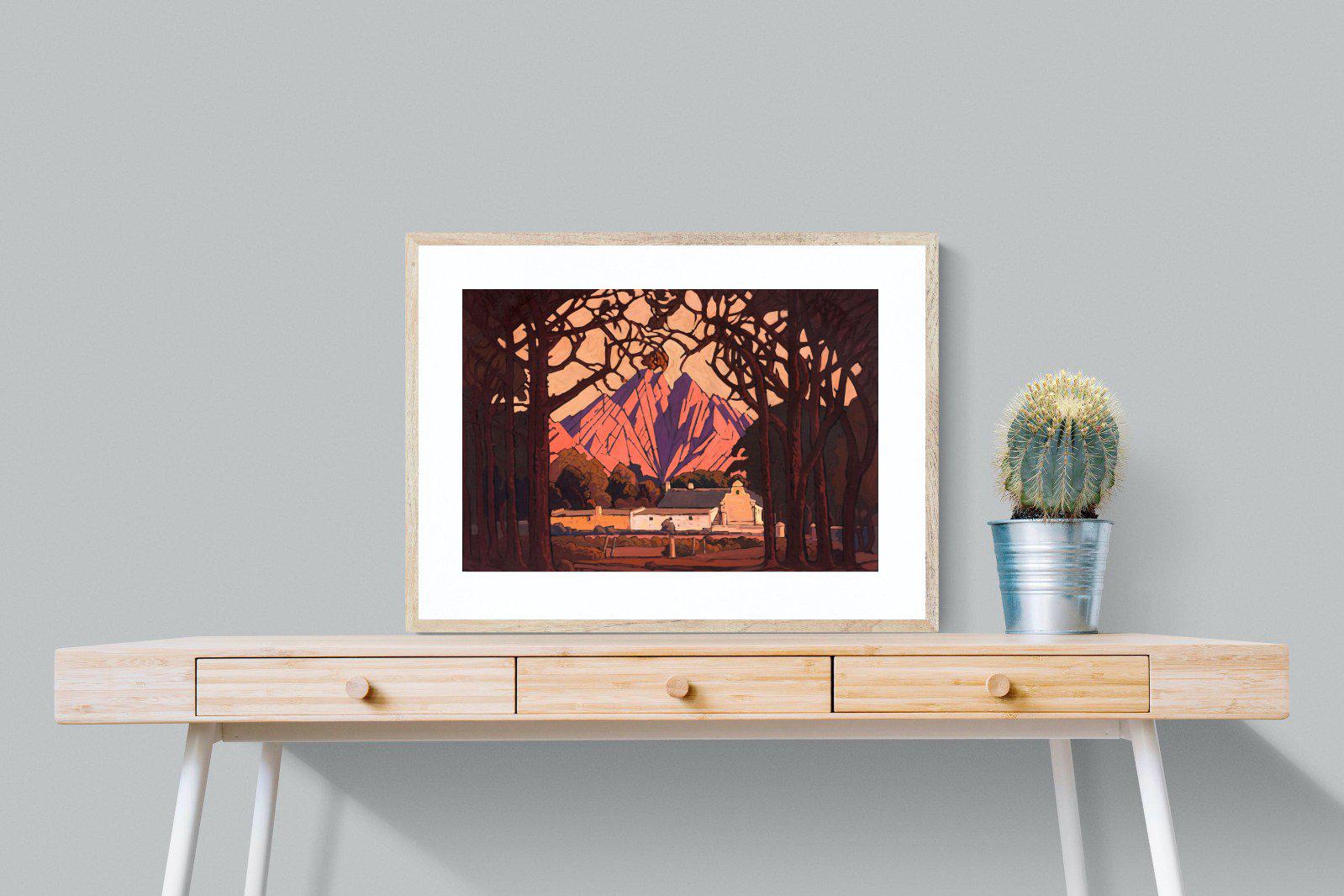 Farm Jonkershoek-Wall_Art-80 x 60cm-Framed Print-Wood-Pixalot