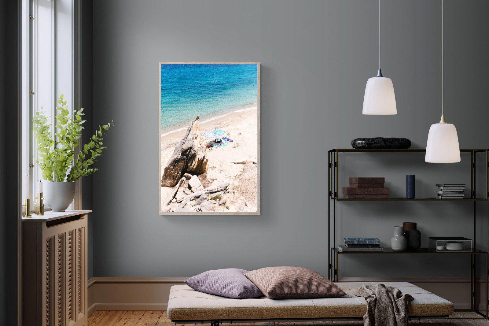 Fava Beach-Wall_Art-100 x 150cm-Mounted Canvas-Wood-Pixalot