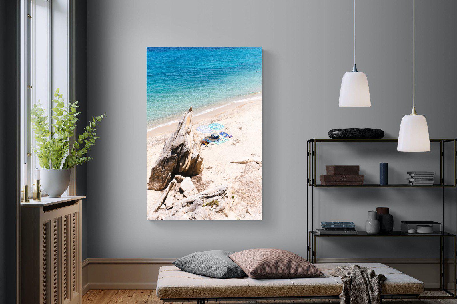 Fava Beach-Wall_Art-120 x 180cm-Mounted Canvas-No Frame-Pixalot
