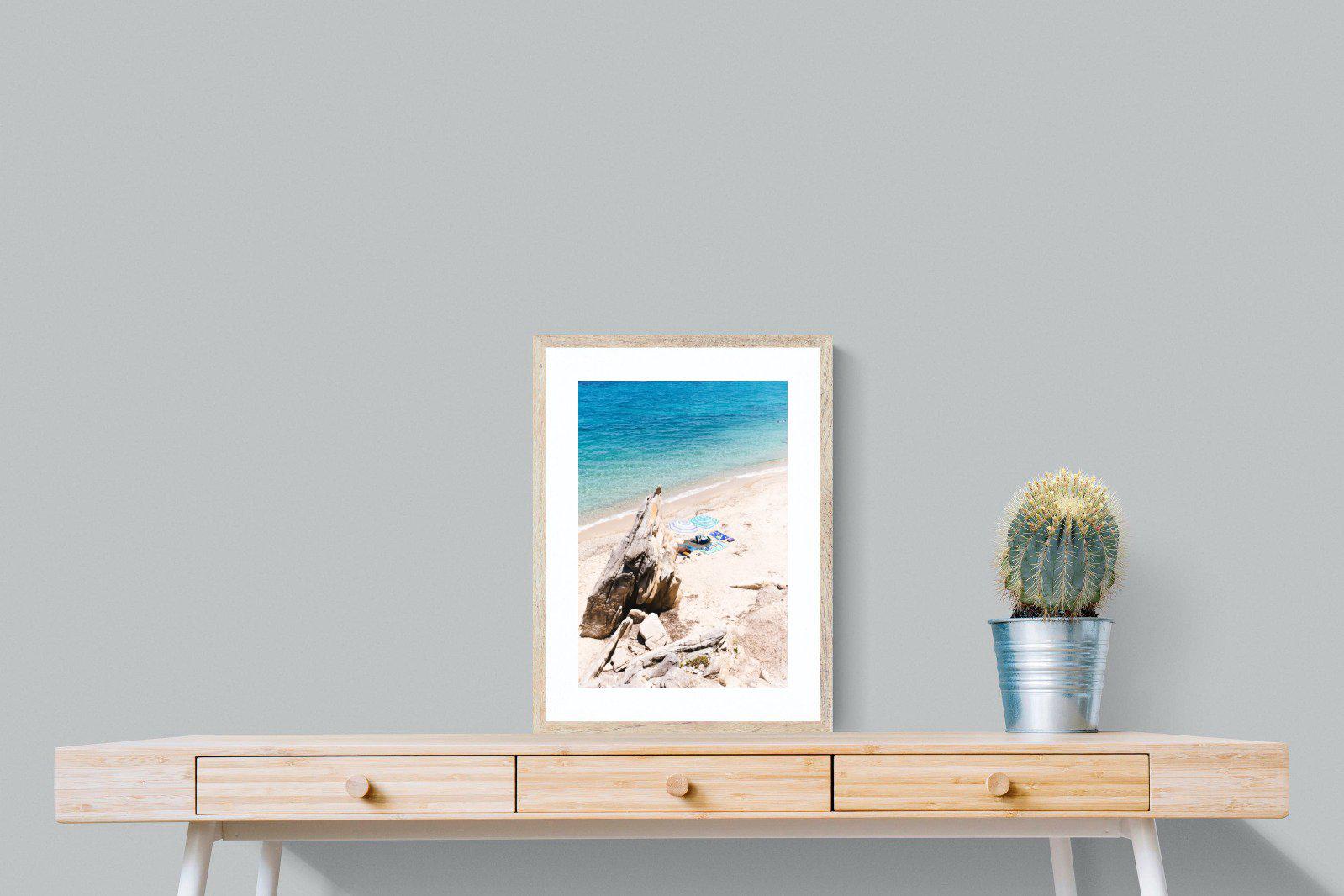 Fava Beach-Wall_Art-45 x 60cm-Framed Print-Wood-Pixalot