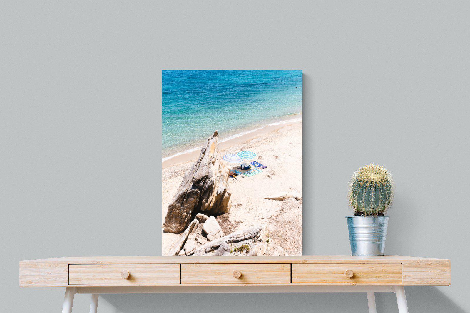 Fava Beach-Wall_Art-60 x 80cm-Mounted Canvas-No Frame-Pixalot