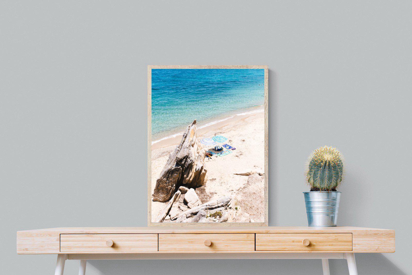 Fava Beach-Wall_Art-60 x 80cm-Mounted Canvas-Wood-Pixalot