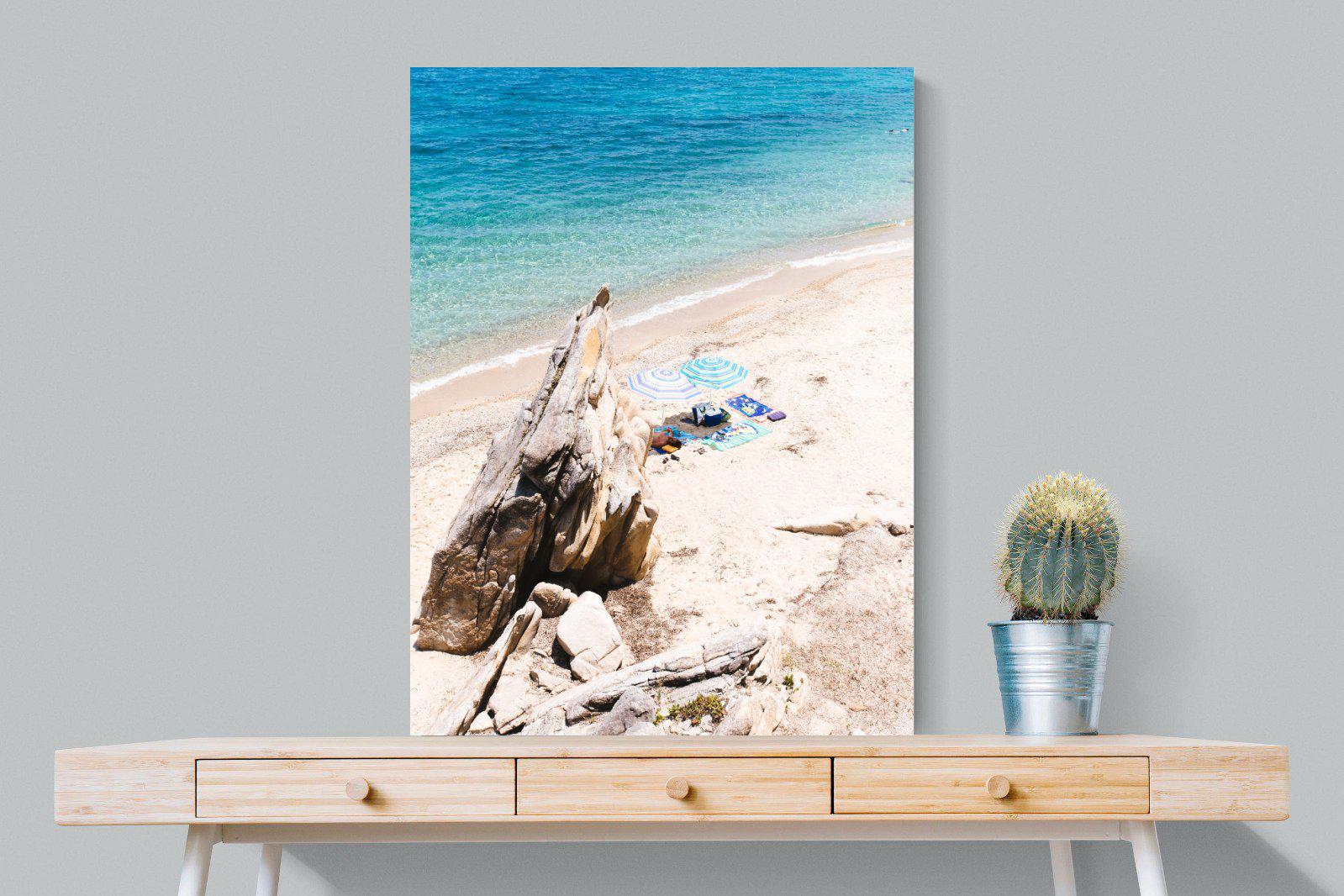 Fava Beach-Wall_Art-75 x 100cm-Mounted Canvas-No Frame-Pixalot