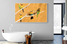 Feathered Friends-Wall_Art-180 x 110cm-Mounted Canvas-White-Pixalot