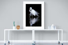 Feathered Reflection-Wall_Art-90 x 120cm-Framed Print-White-Pixalot