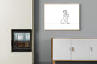 Female Form-Wall_Art-100 x 75cm-Mounted Canvas-Wood-Pixalot