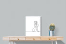 Female Form-Wall_Art-45 x 60cm-Mounted Canvas-No Frame-Pixalot