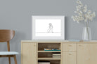 Female Form-Wall_Art-60 x 45cm-Framed Print-White-Pixalot