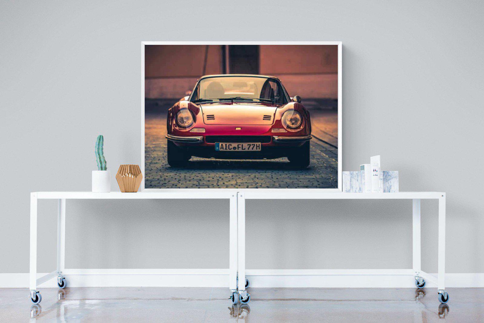 Ferrari Dino-Wall_Art-120 x 90cm-Mounted Canvas-White-Pixalot