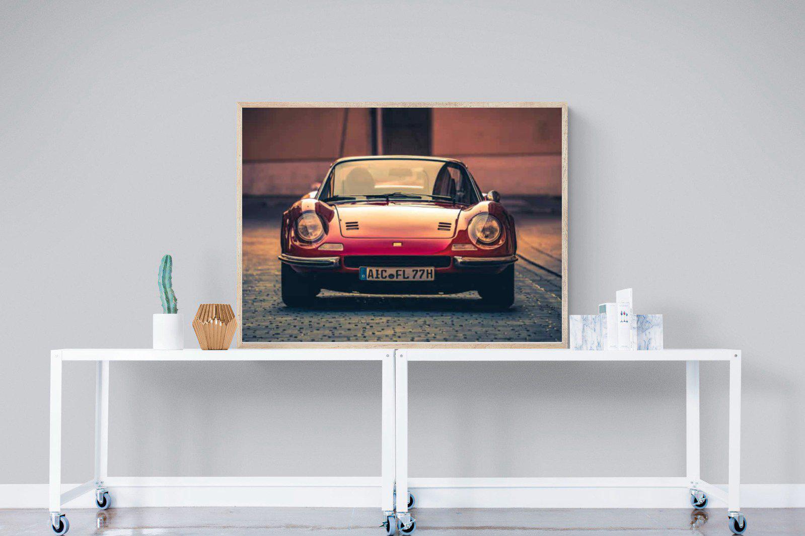 Ferrari Dino-Wall_Art-120 x 90cm-Mounted Canvas-Wood-Pixalot