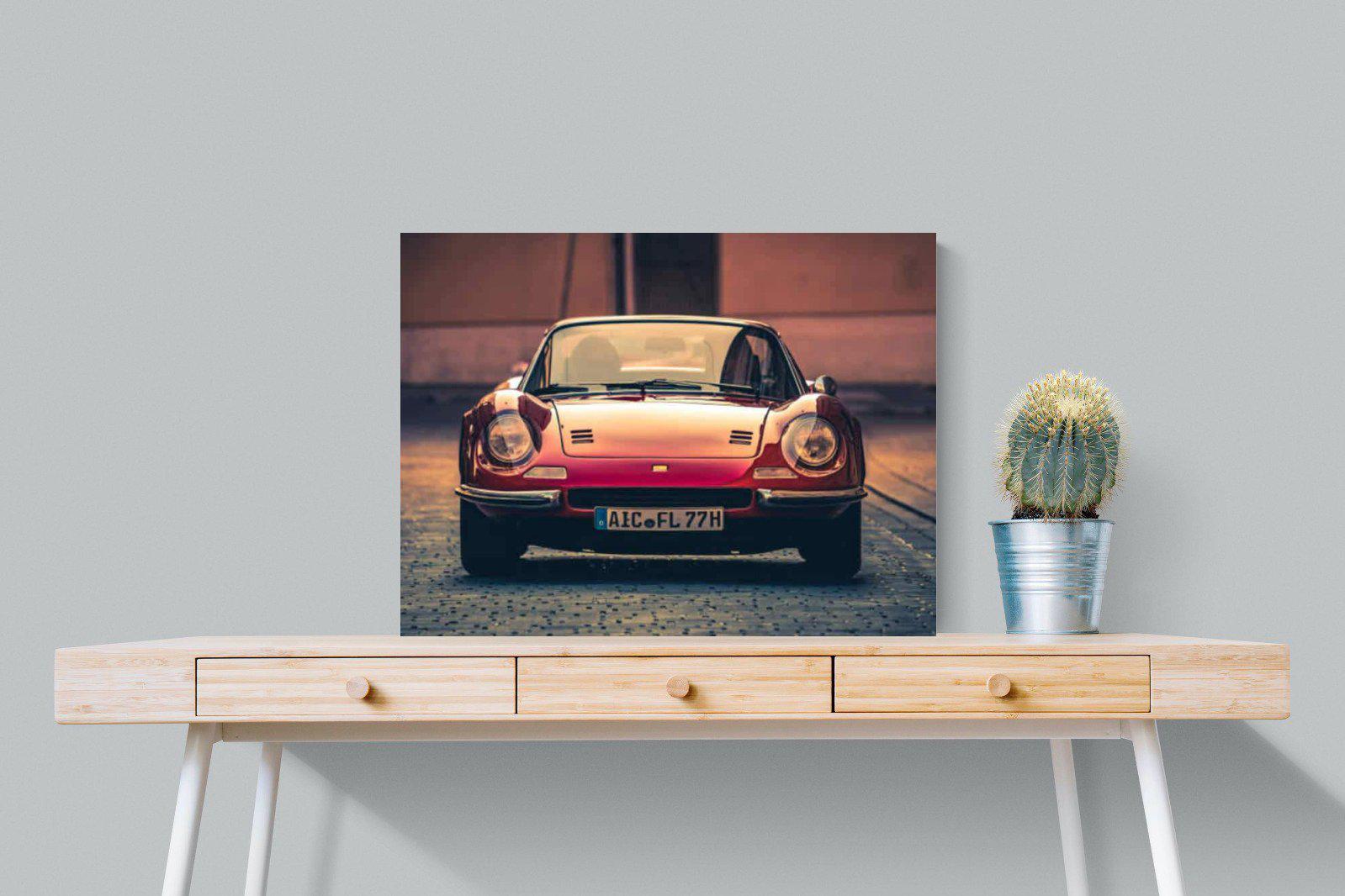 Ferrari Dino-Wall_Art-80 x 60cm-Mounted Canvas-No Frame-Pixalot