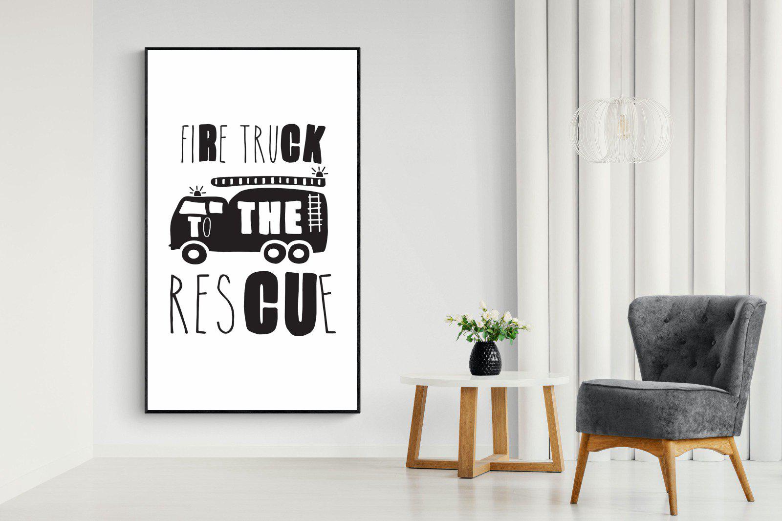 Fire Truck-Wall_Art-Pixalot