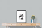 Fire Truck-Wall_Art-45 x 60cm-Framed Print-Black-Pixalot