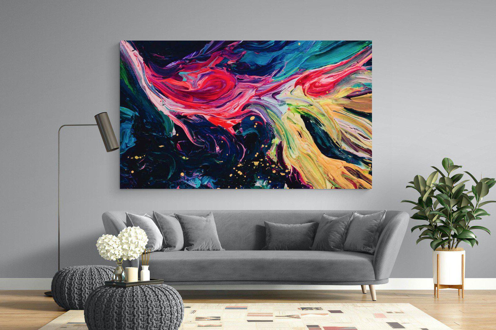 Fireworks-Wall_Art-220 x 130cm-Mounted Canvas-No Frame-Pixalot