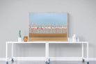 Flamingo Forest-Wall_Art-120 x 90cm-Mounted Canvas-Wood-Pixalot