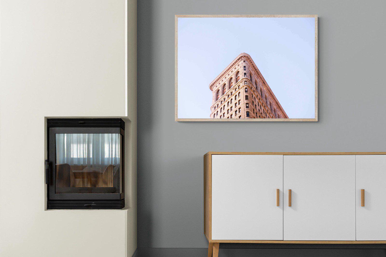 Flatiron Building-Wall_Art-100 x 75cm-Mounted Canvas-Wood-Pixalot