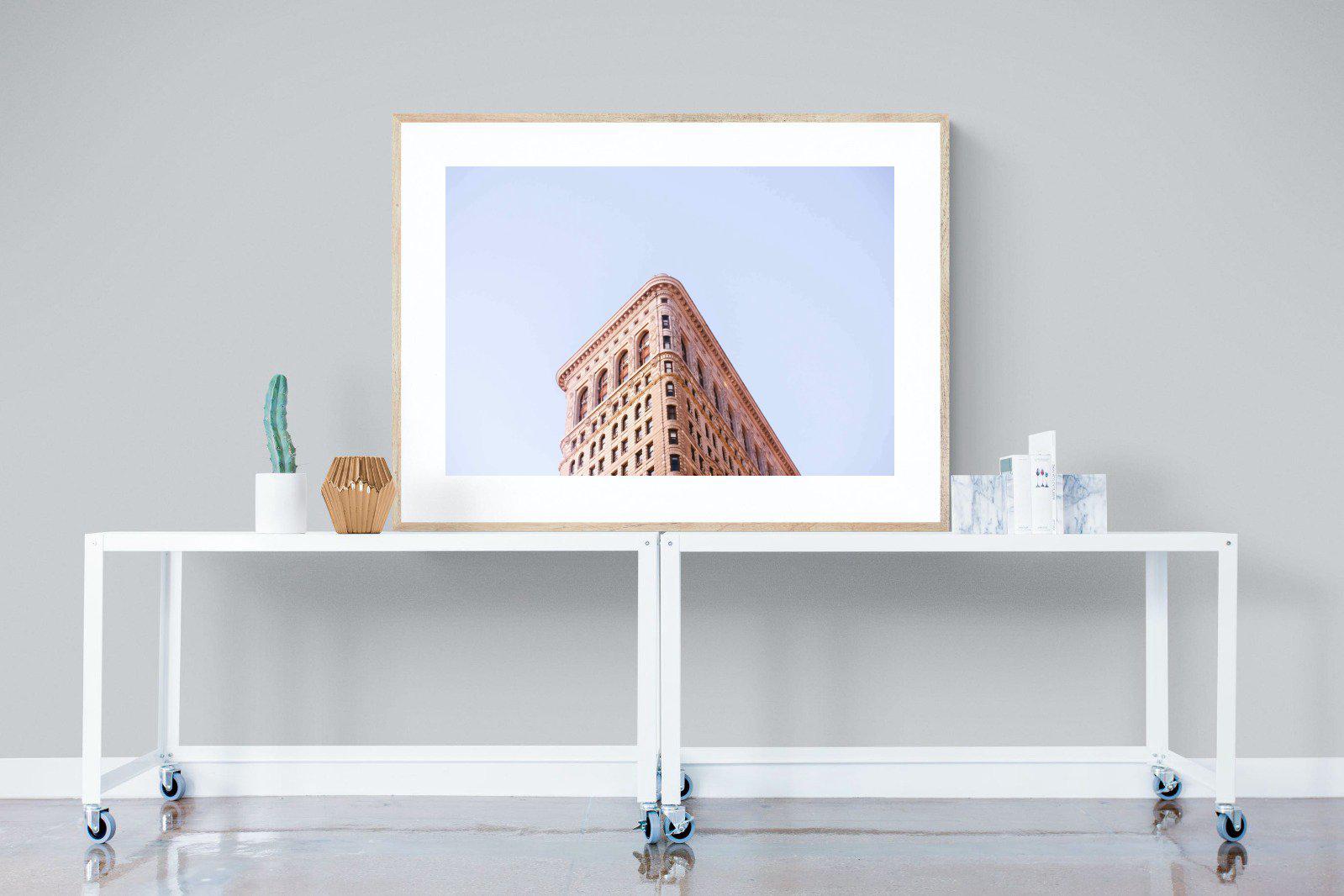 Flatiron Building-Wall_Art-120 x 90cm-Framed Print-Wood-Pixalot
