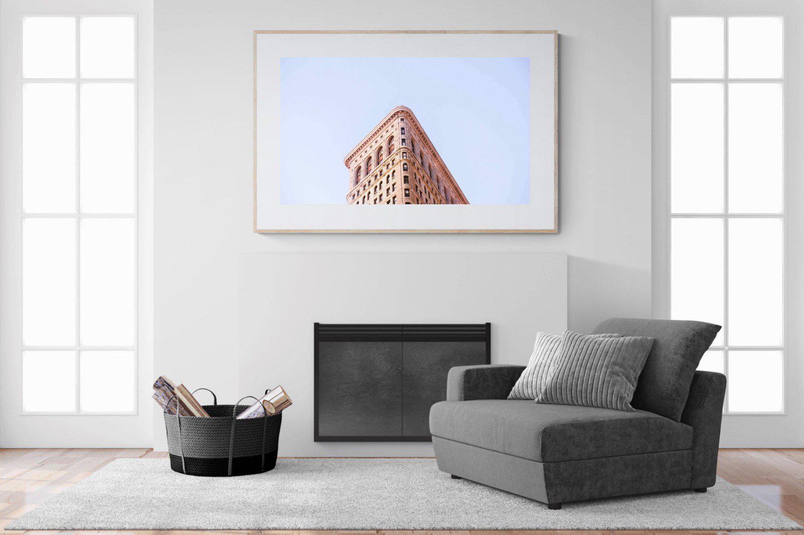 Flatiron Building-Wall_Art-150 x 100cm-Framed Print-Wood-Pixalot