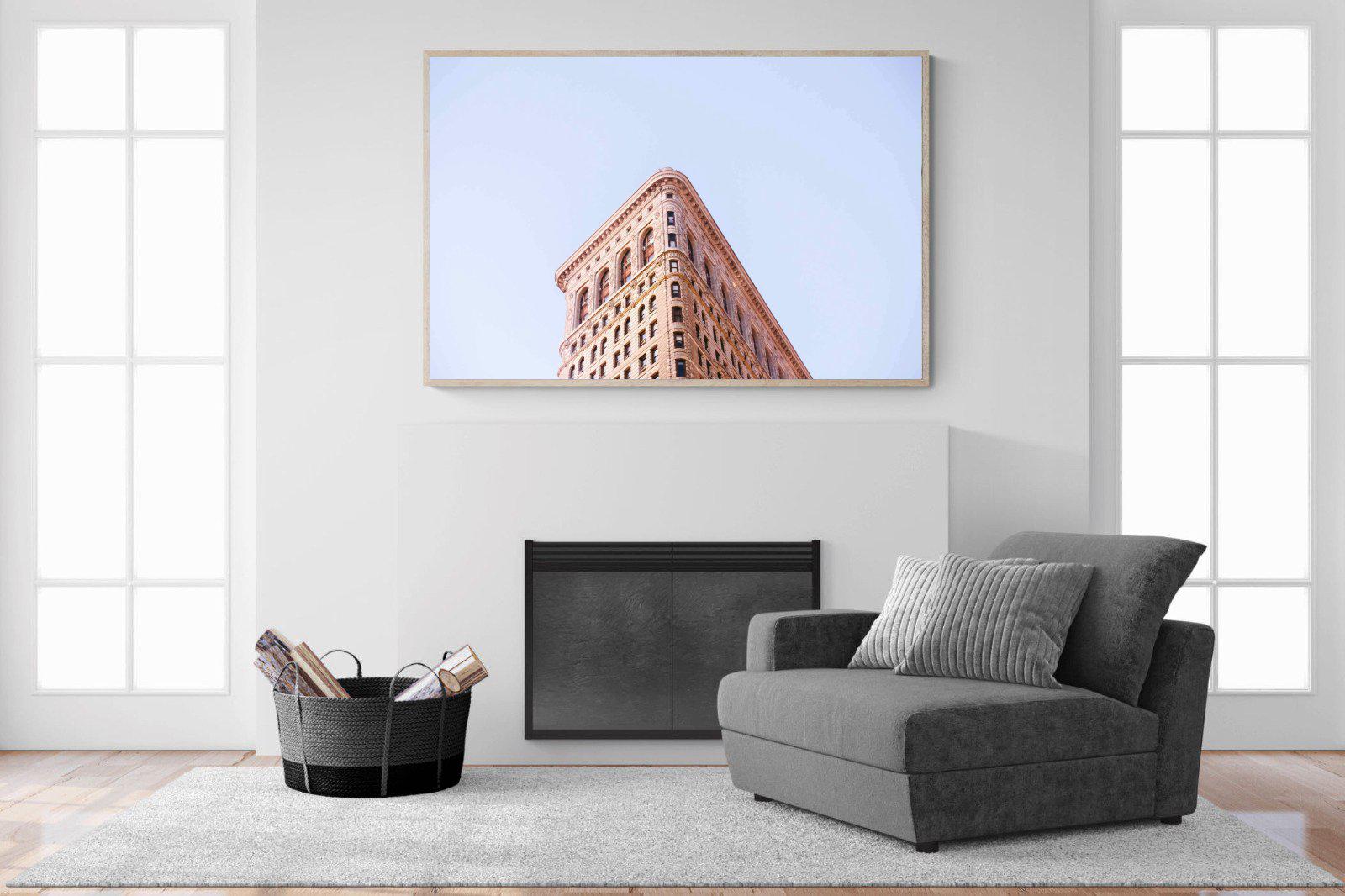 Flatiron Building-Wall_Art-150 x 100cm-Mounted Canvas-Wood-Pixalot