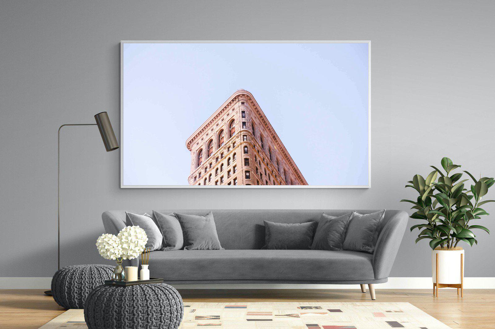 Flatiron Building-Wall_Art-220 x 130cm-Mounted Canvas-White-Pixalot