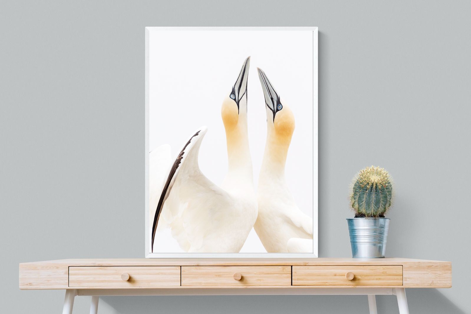 Flirt-Wall_Art-75 x 100cm-Mounted Canvas-White-Pixalot