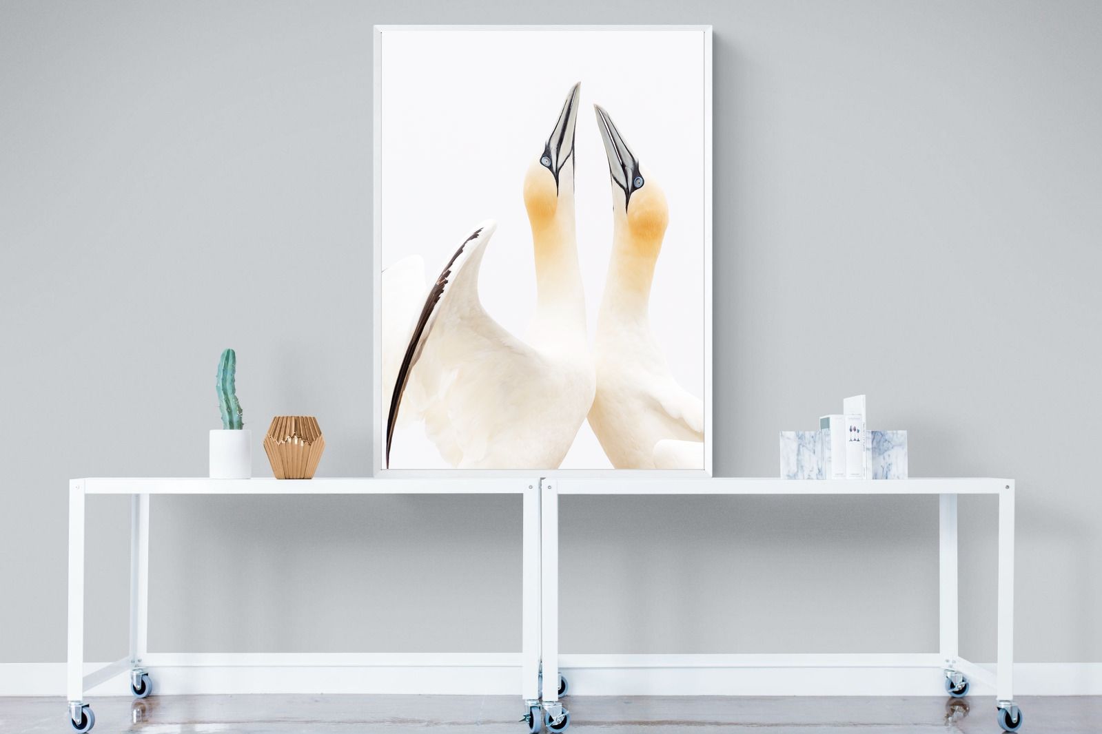 Flirt-Wall_Art-90 x 120cm-Mounted Canvas-White-Pixalot