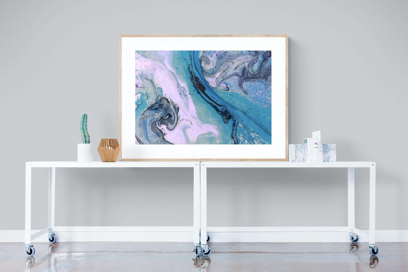 Fluid-Wall_Art-120 x 90cm-Framed Print-Wood-Pixalot