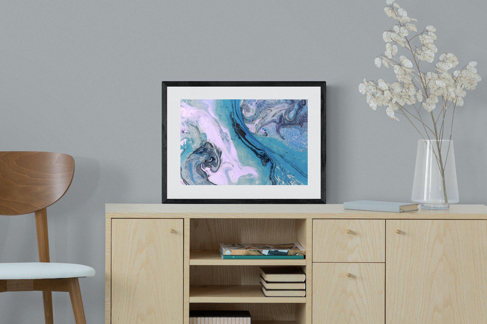 Fluid-Wall_Art-60 x 45cm-Framed Print-Black-Pixalot