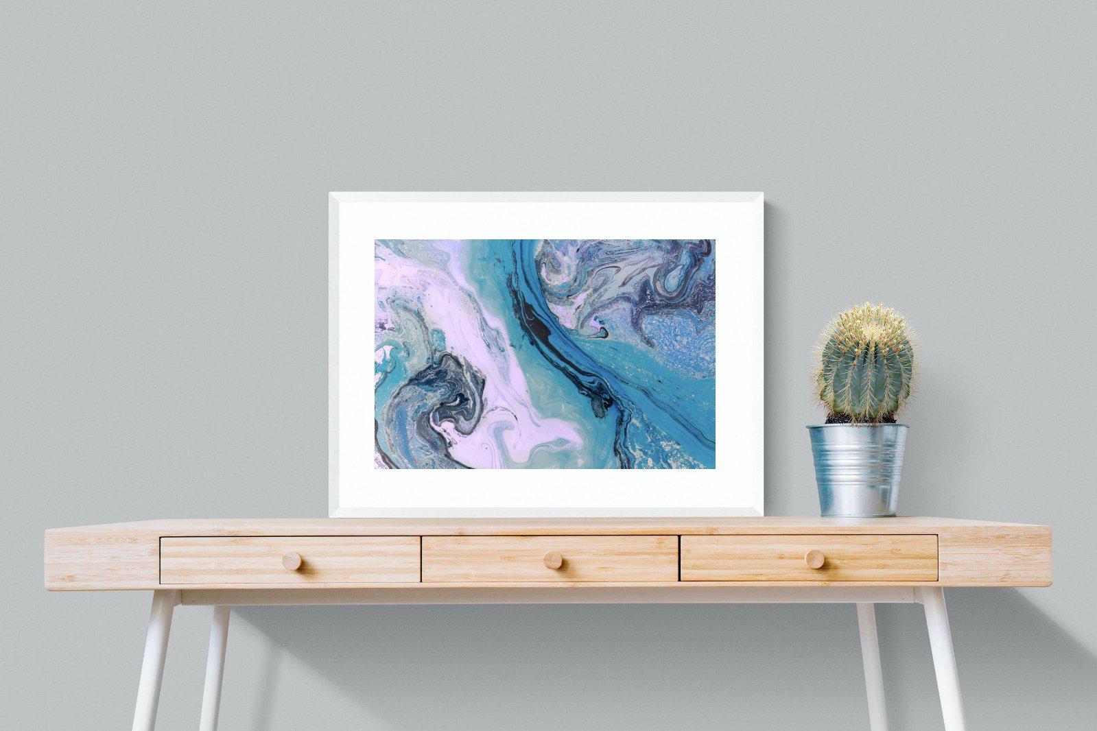 Fluid-Wall_Art-80 x 60cm-Framed Print-White-Pixalot