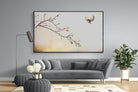 Flutter-Wall_Art-220 x 130cm-Mounted Canvas-Black-Pixalot
