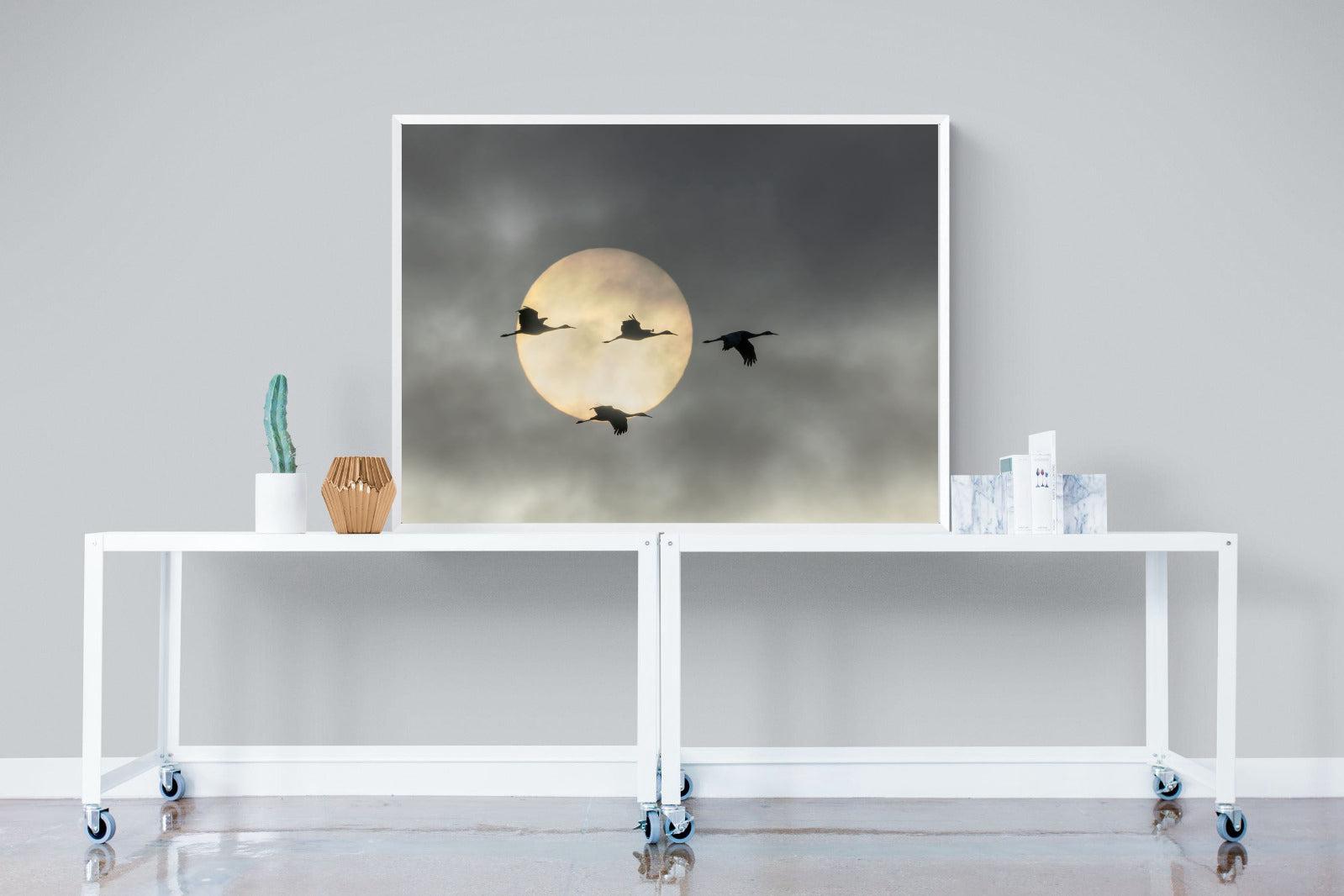 Flying High-Wall_Art-120 x 90cm-Mounted Canvas-White-Pixalot