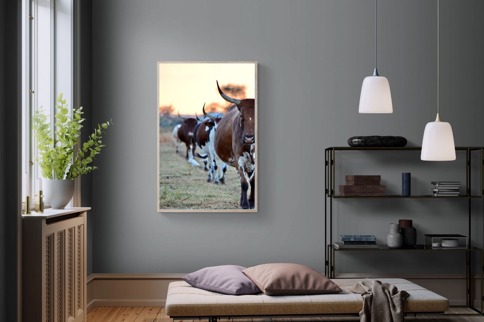 Follow The Leader-Wall_Art-100 x 150cm-Mounted Canvas-Wood-Pixalot